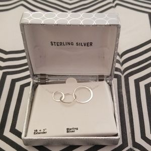 Sterling Silver Circle Necklace